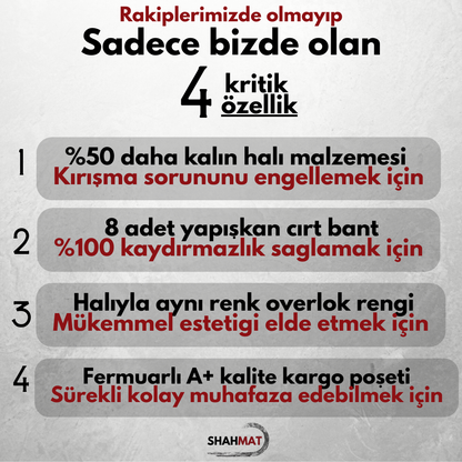 Reserved v1 - Oto Halı 4'lü Set