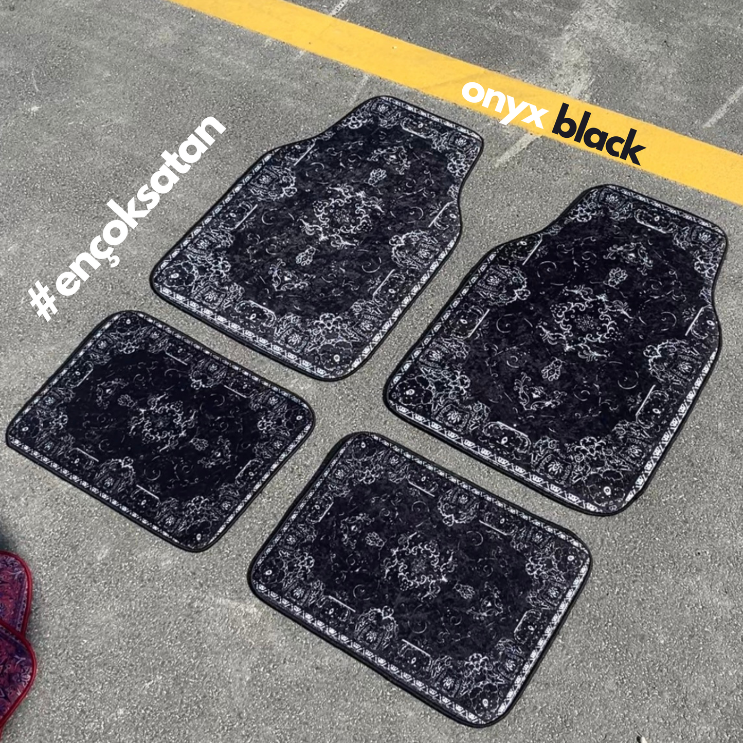 Onyx Black - Oto Halı 4'lü Set