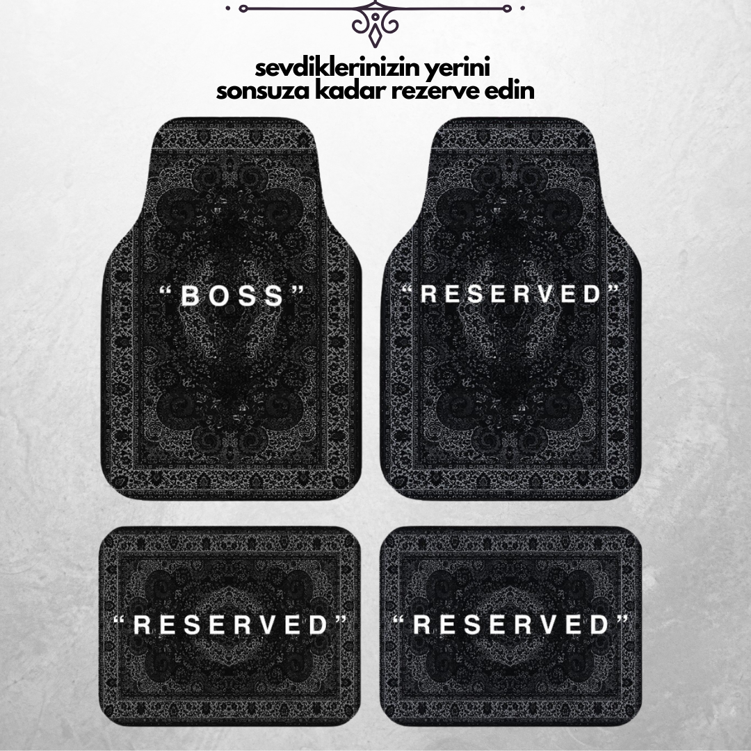 Reserved v2 - Oto Halı 4’lü Set