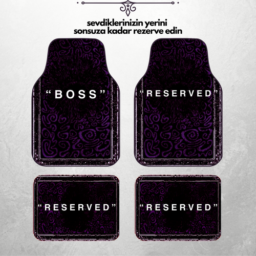 Reserved v1 - Oto Halı 4'lü Set