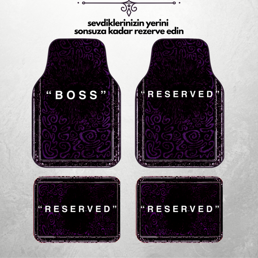 Reserved v1 - Oto Halı 4'lü Set